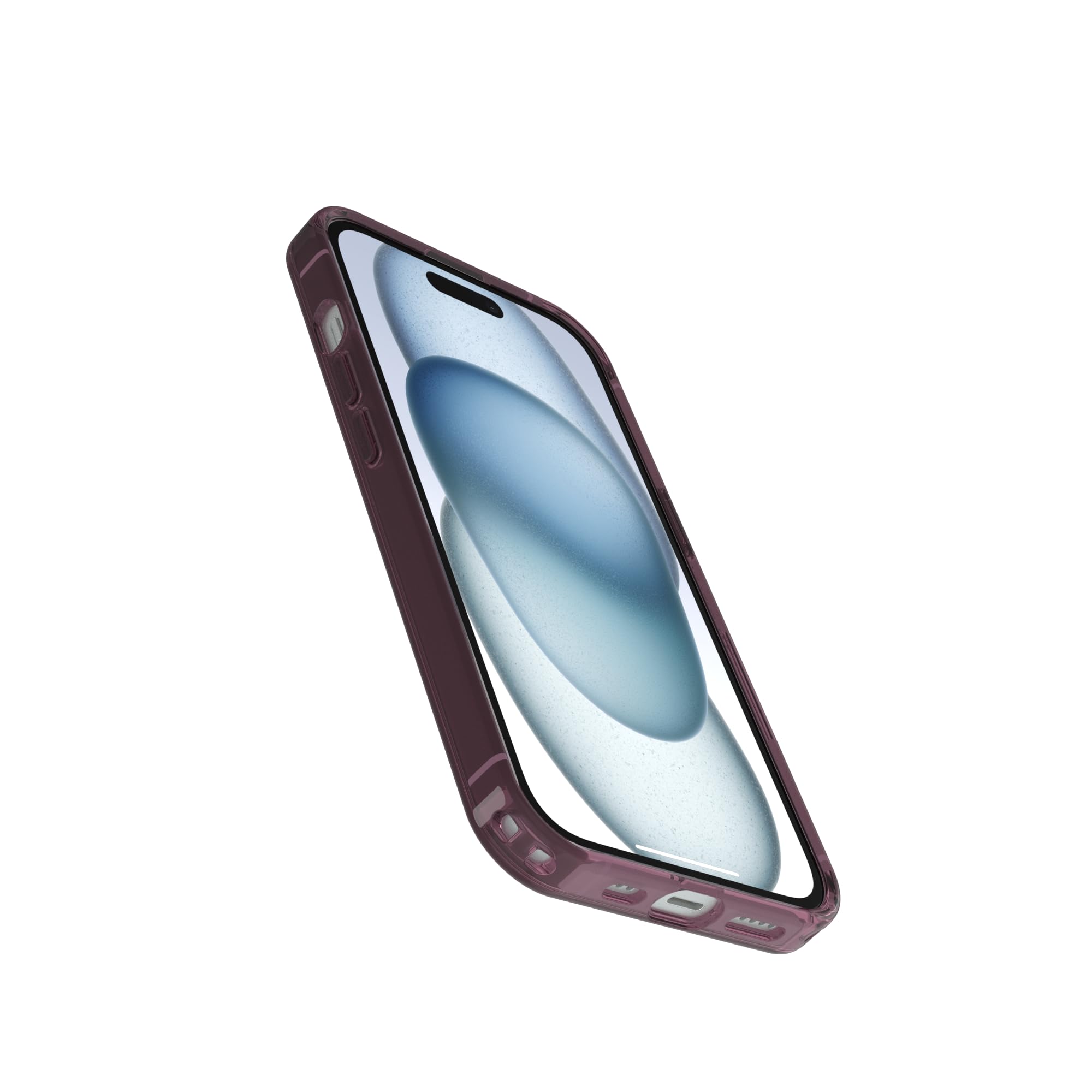 OtterBox Transparente Schutzhülle für iPhone 13, 14, 15 und 16e Symmetry Serie, Rhapsody Purple