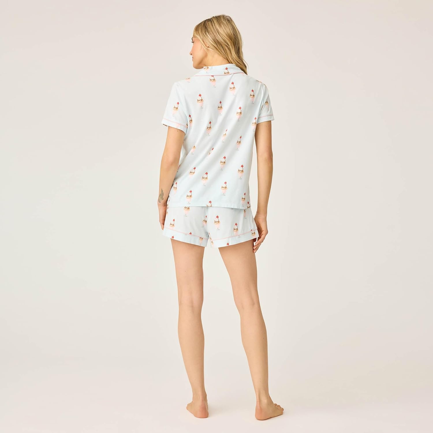 PJ Salvage womens Sundae Best Collection Notch Collar Pj Set - Image 4