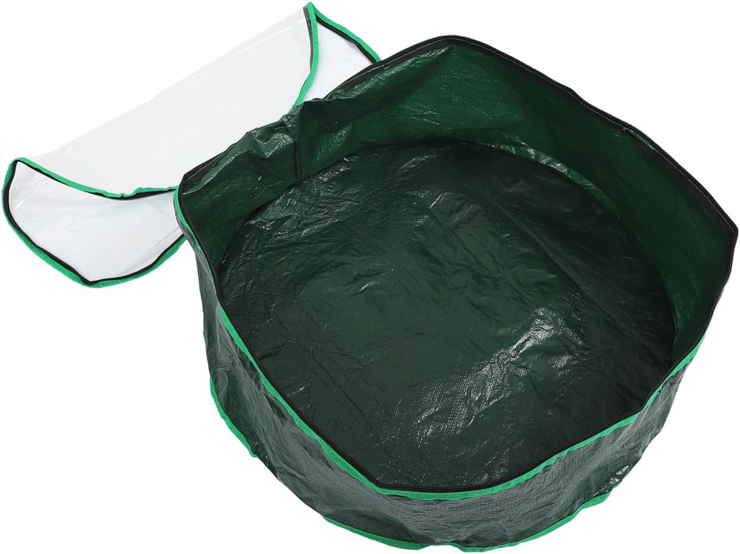 1pc Storage Bag for Wreaths Clear Window Design Container for Holiday Decorations for Christmas Party Supplies Storage