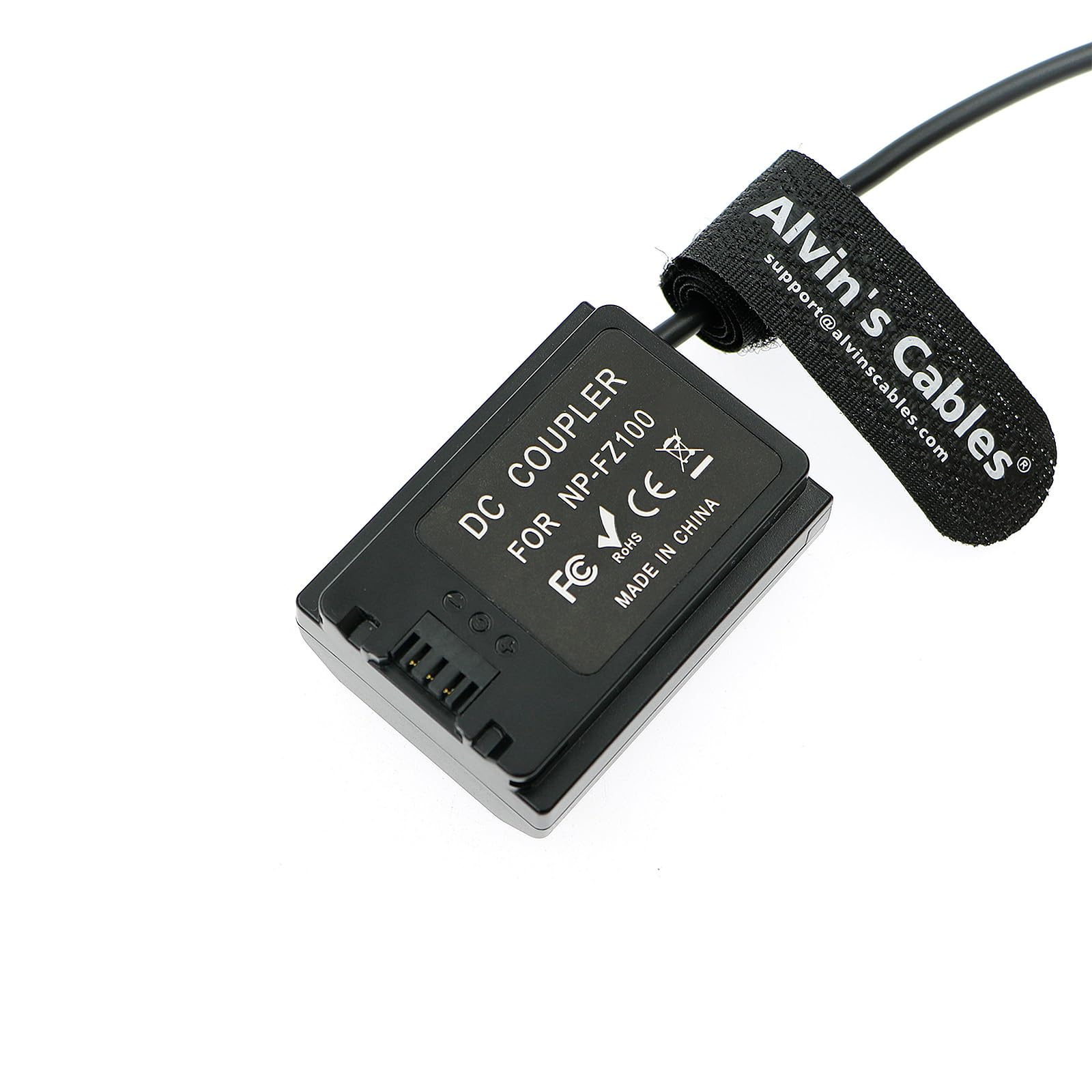 Alvin's Cables NP-FZ100 Alimentatore Finto Per Sony A7III A7RIV A6700 - Cavo 60cm - 4
