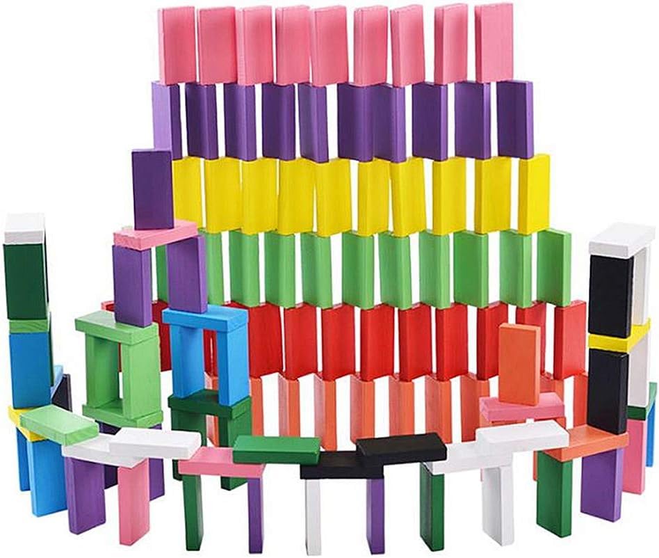 INDIA TOY 120 Domino Blocks Dominoes Set for Kids Bulk Colorful Domino Building Blocks Domino Tile Bulk Building Racing Stacking Game Educational Toys (B0CPPZXSBV) Amazon Price History, Amazon Price Tracker