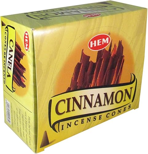 Miniatura 3 de Paquete de conos de incienso de canela y quemador de incienso de cono Insence Insense Hem