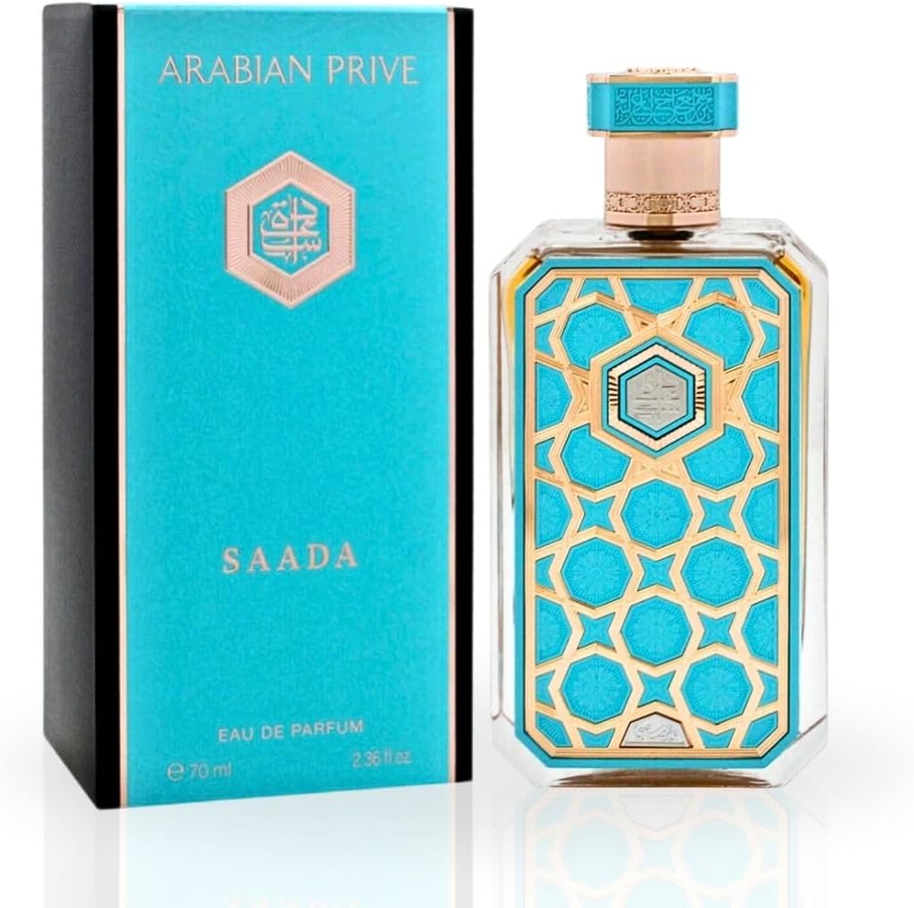 RASASIArabian Prive Collection Saada Eau De Parfum For Women Spray 70ML (2.36 OZ) Arabian Perfume For Women Fruity And Floral Fragrance, Long Lasting Perfume For Women, Luxurious Feminine Scent