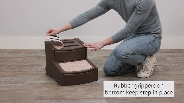 Pet Gear Easy Step II Pet Stairs, Chocolate, 2 Step