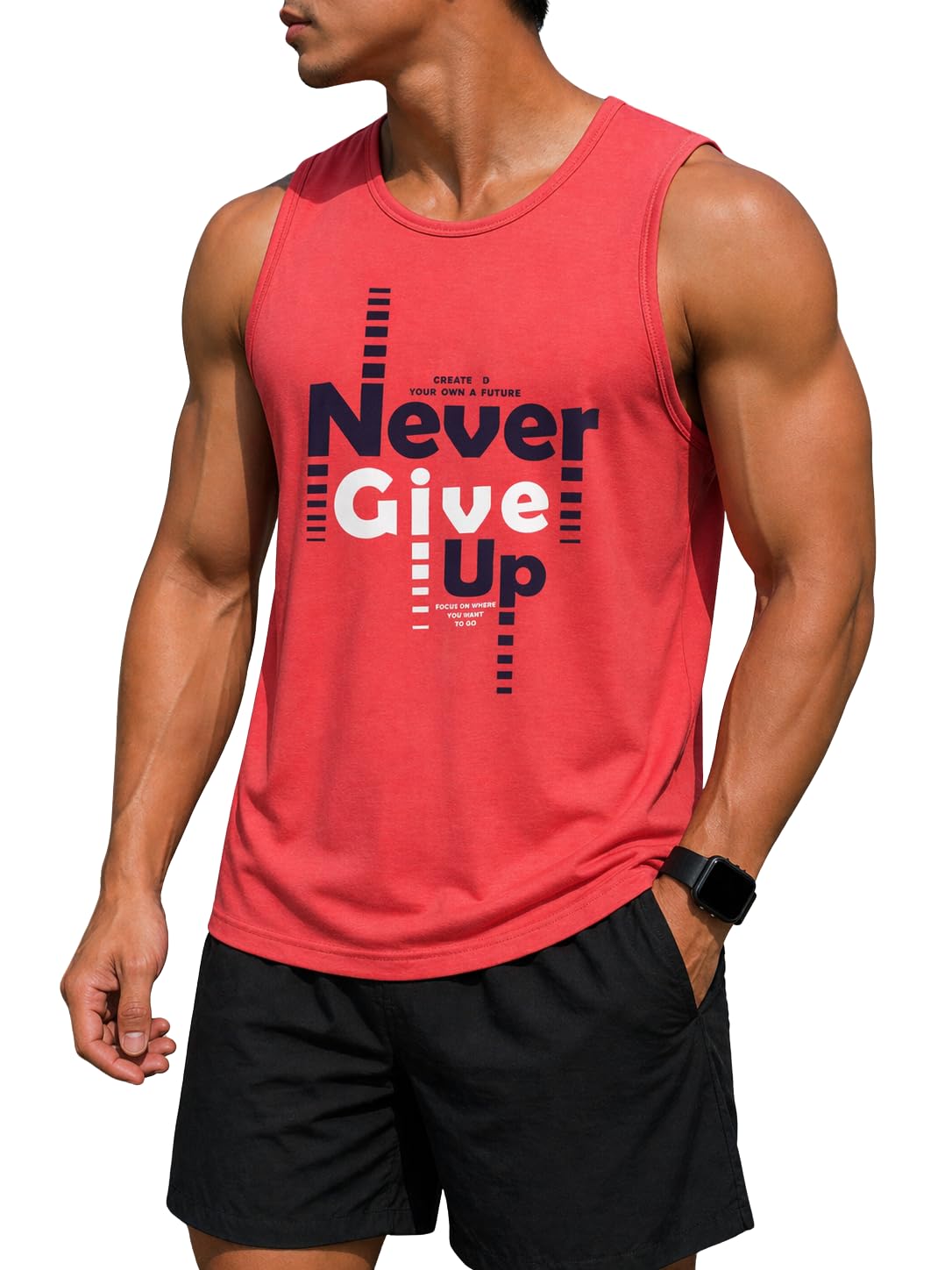 Men’s Athletic Gym Vest | Comfortable Cotton Sleeveless Running & Training T Shirt | Sando for Men's-image-24