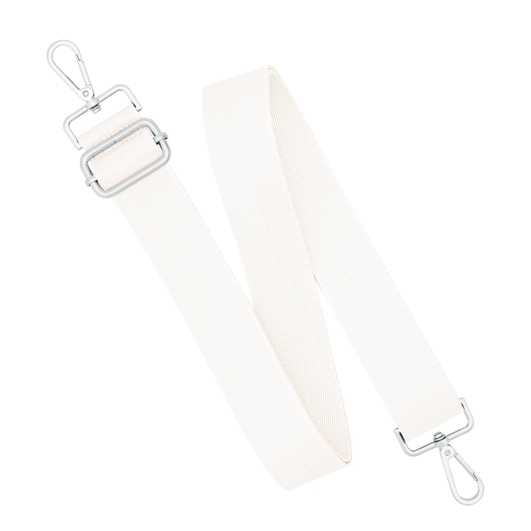 chushui Silver Hardware Purse Strap,Replacement Crossbody Adjustable Shoulder Strap for Handbag Bag