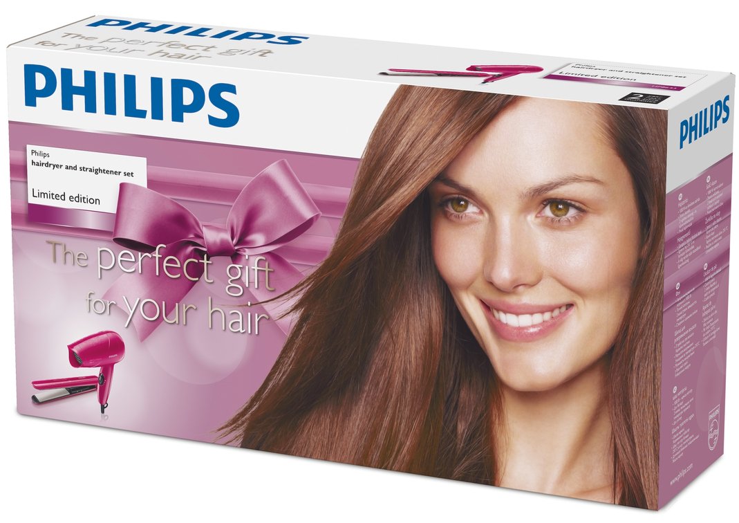 Philips Hp 8643 Hair Straightener And Hair Dryer Combo Pack