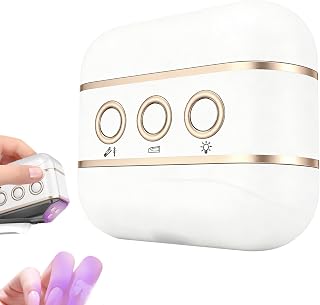 Electric Nail Clippers 3-Speed Polisher | 2 in 1 Rechargeable Kids Nail Clippers with LED Light for Adults Nail Care Trimming Polishing Home Travel