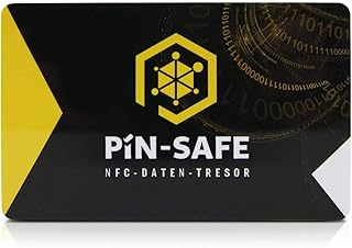 PIN-Safe Karte offline Daten-Tresor für Android & iOS inklusive 2. Karte