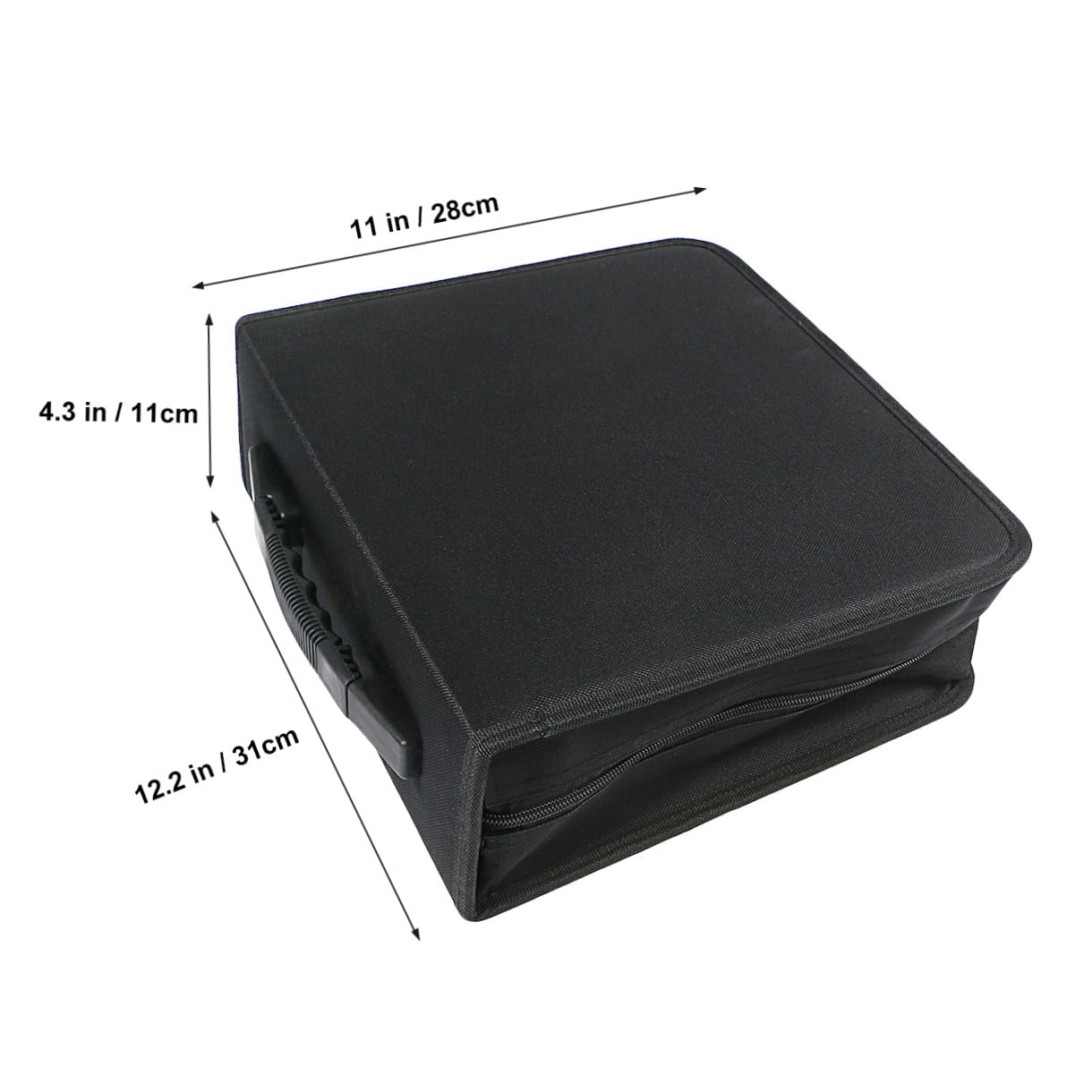 NUOBESTY Scatola per CD da Dischi Custodia per Dvd Organizer per Dischi Scatola Porta Album
