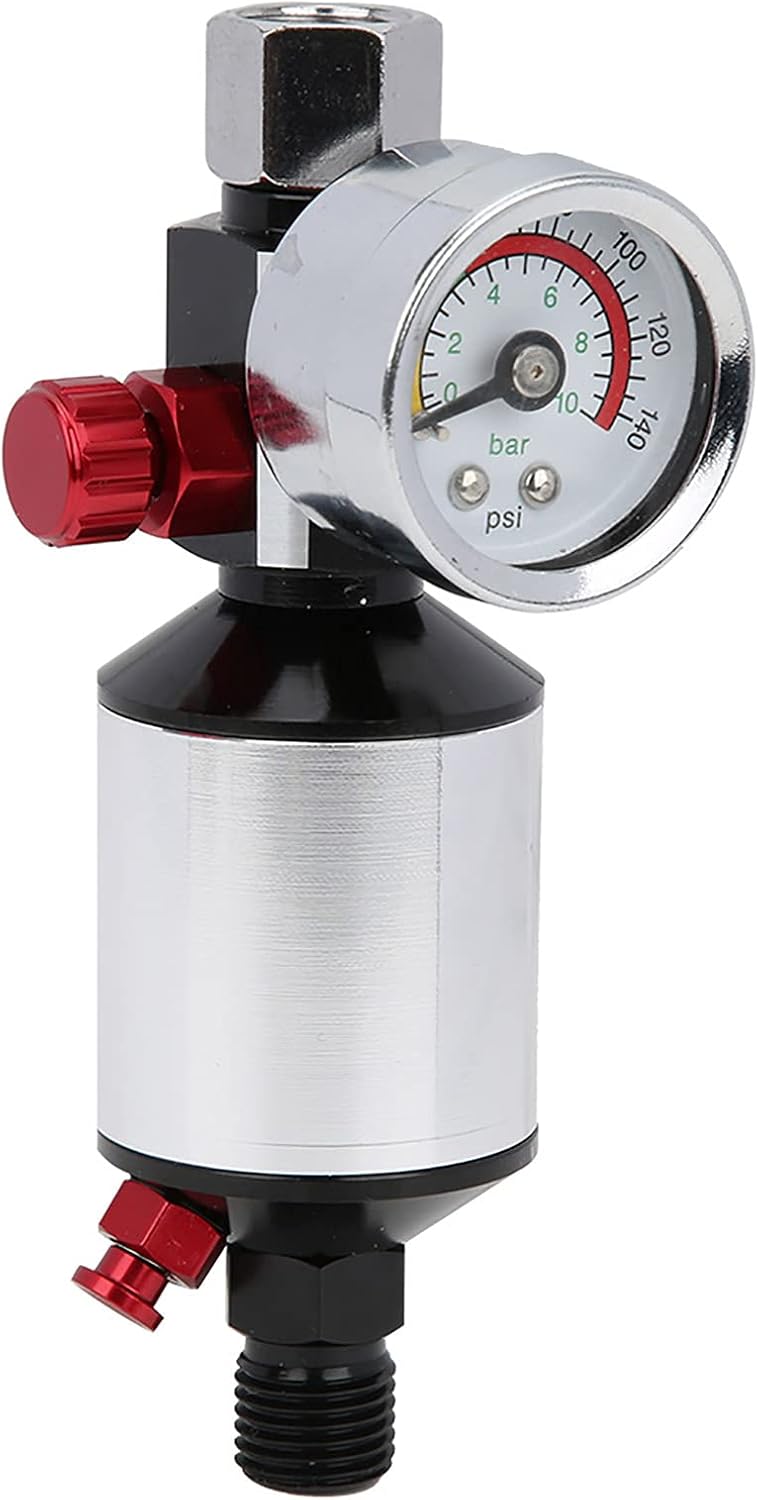 エアーレギュレーター ウォーターセパレーター エアーフィルター エアコンプレッサー フィルター 油水分離器 エアーコンプレサー用 0 10bar 0 140psi 空気駆動工具 圧力調整と水分除去に ホコリ除去 市販