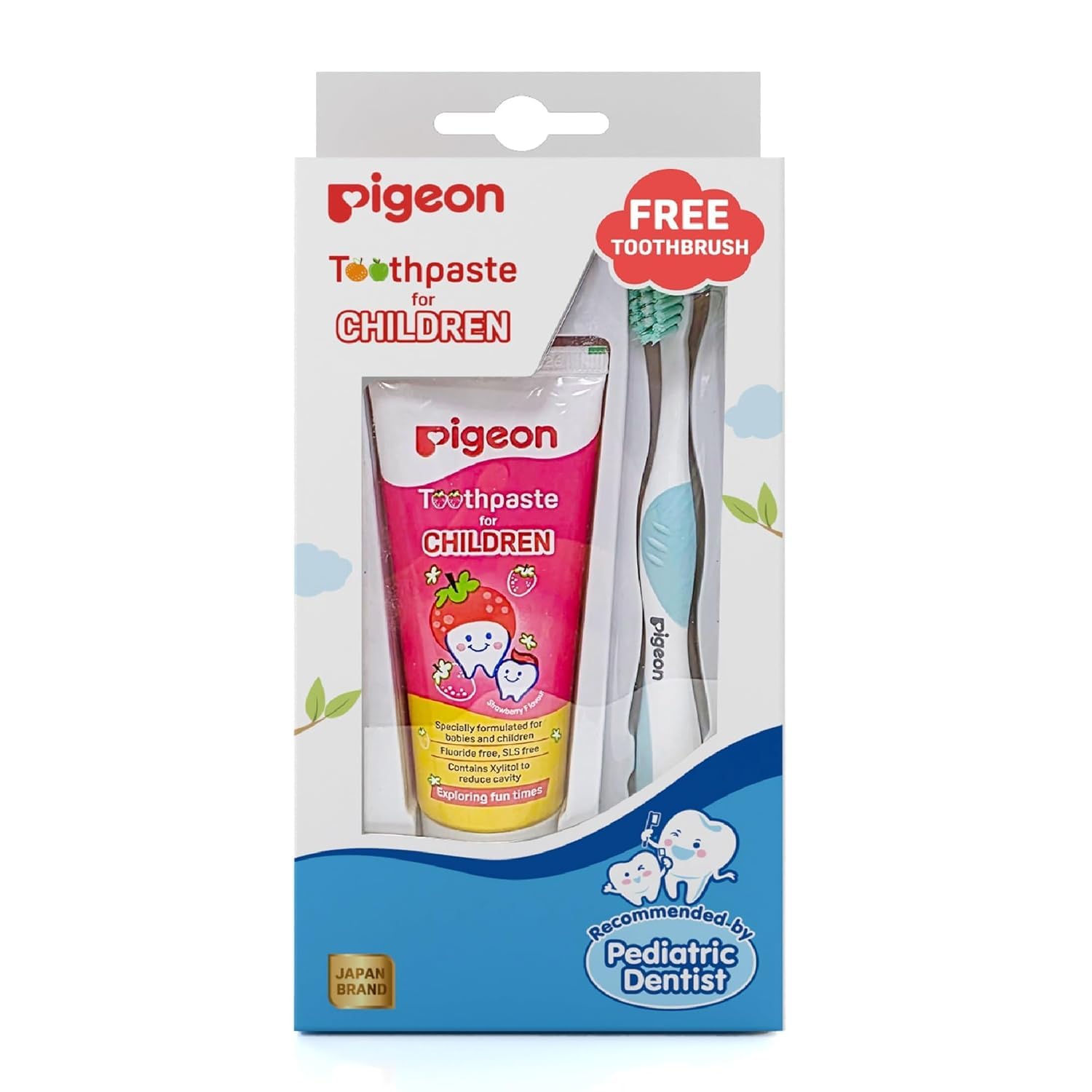 Baby Toothpaste for Kids | Fluoride-Free, SLS-Free & Safe if Swallowed | Prevents Tooth Decay & Supports Healthy Gums | Mild Flavor for Daily Use-image-15