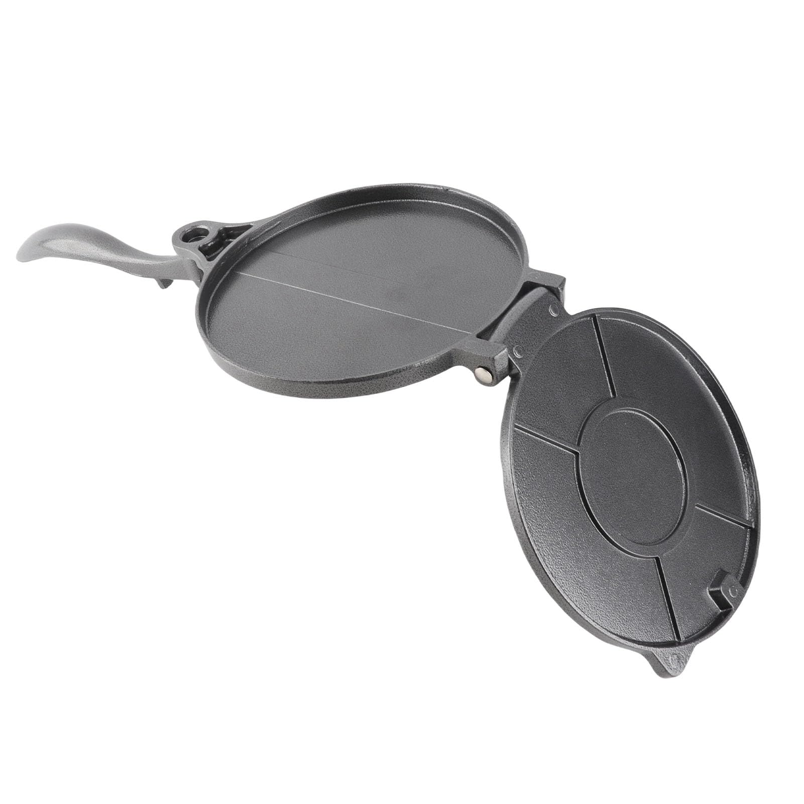 Aluminiowa Prasa do Tortilli do Chińskich Ciast, Ciastek, Prasa do Ciasta ze Stopu Aluminium do Robienia Pizzy Patty, Narzędzie do Prasowania (16 cm Czarny)