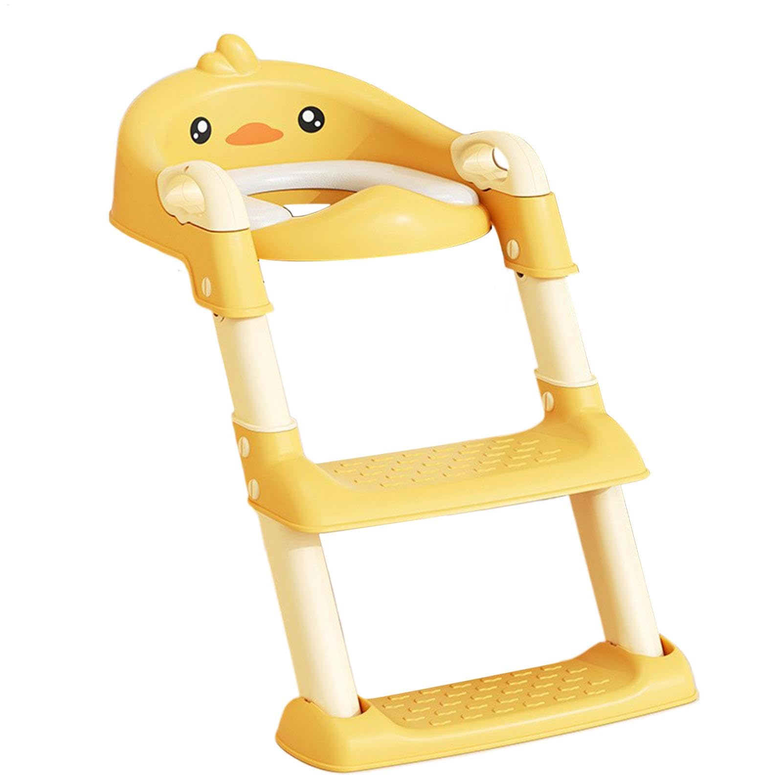 Échelle de toilette d'entraînement pour enfant avec marchepied réglable et stable