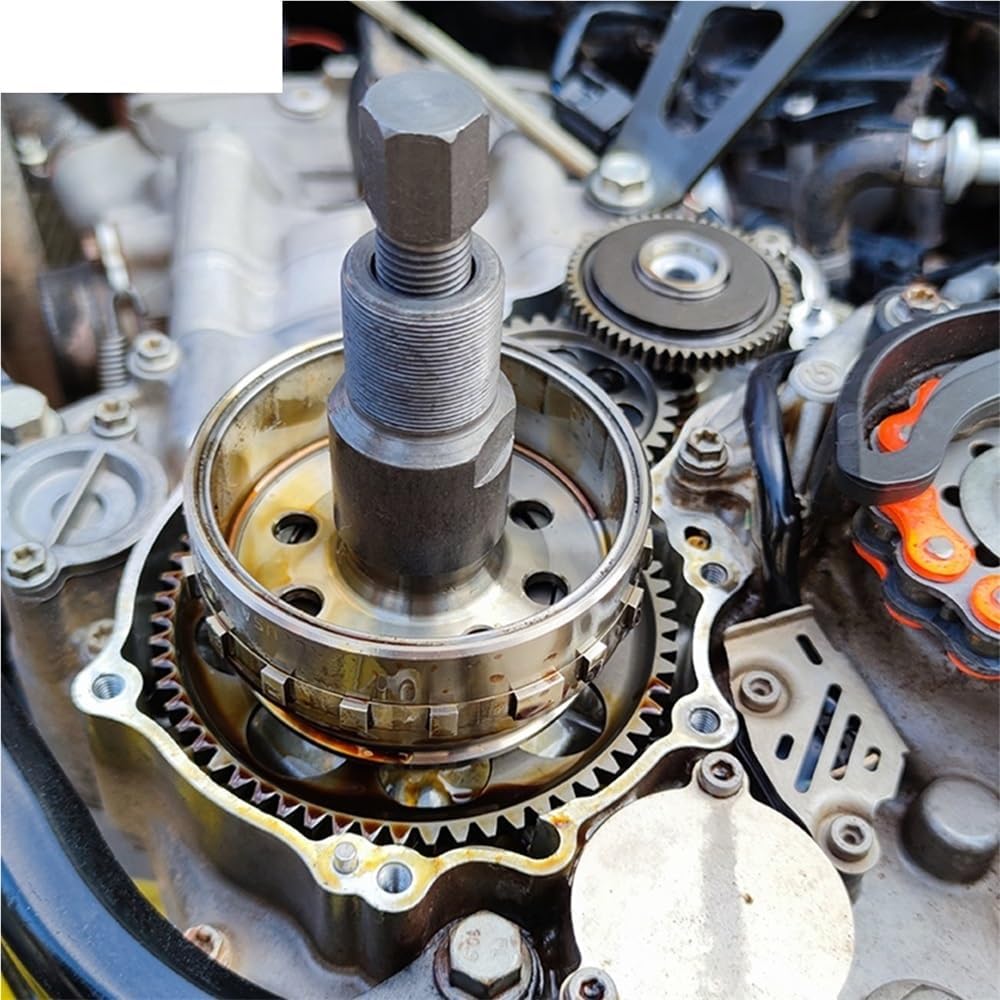 Motorcycle Repair Tool Flywheel Puller Double-head Pull Code Rotor Puller For 24mm 27mm Repair parts(27mm and 27mm)