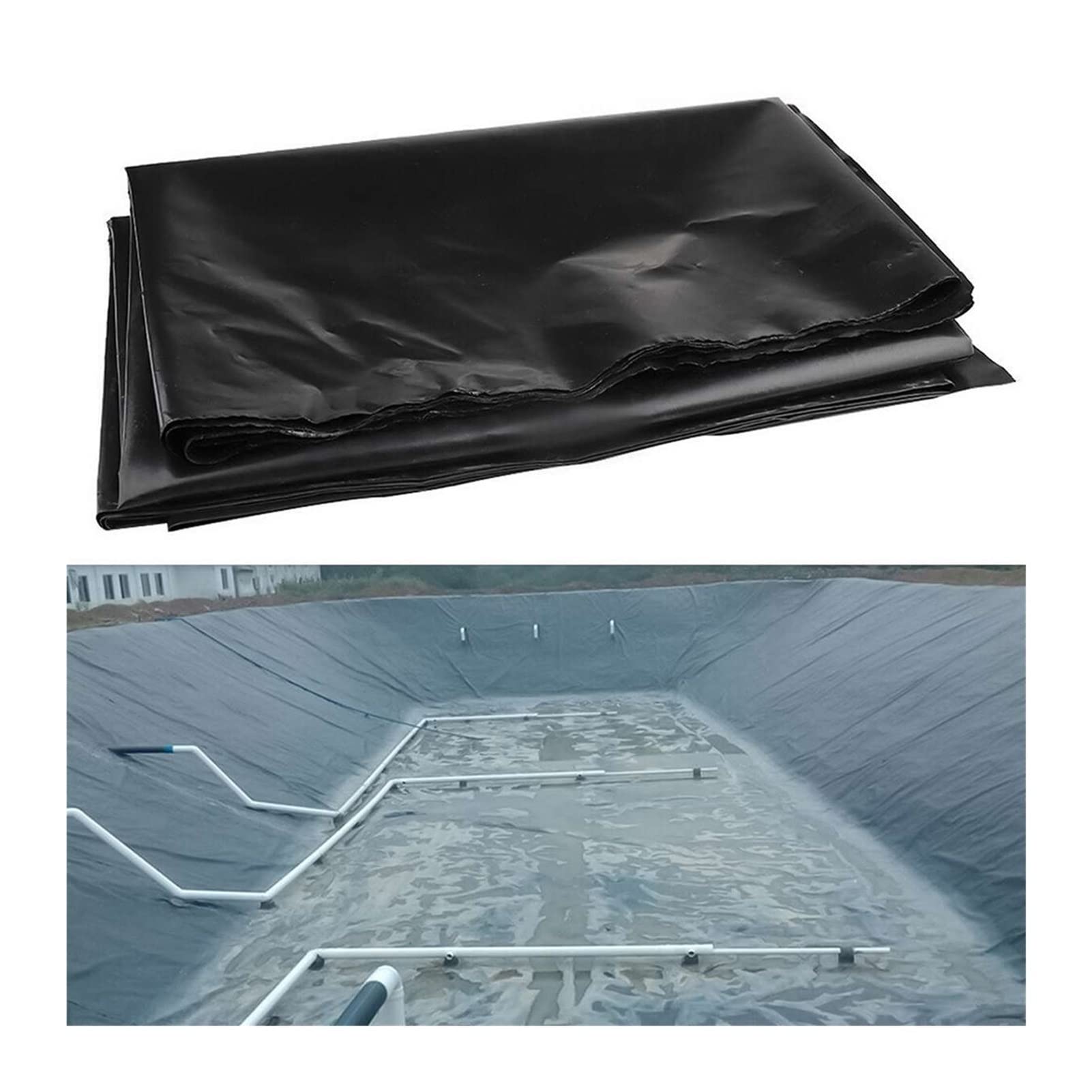 Rivestimento flessibile per stagno per giardino e stagno di pesci, membrana resistente in HDPE