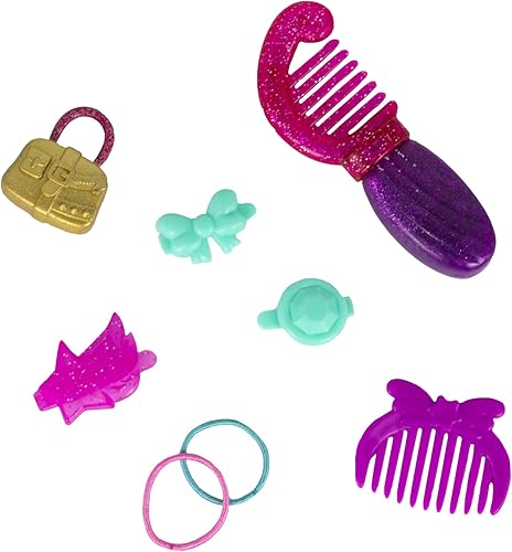 Miniatura 5 de Hamstars - Cloe - Incluye peine mágico con purpurina y accesorios - Longitud ajustable del cabello - Tatuaje secreto que aparece a la luz del sol -