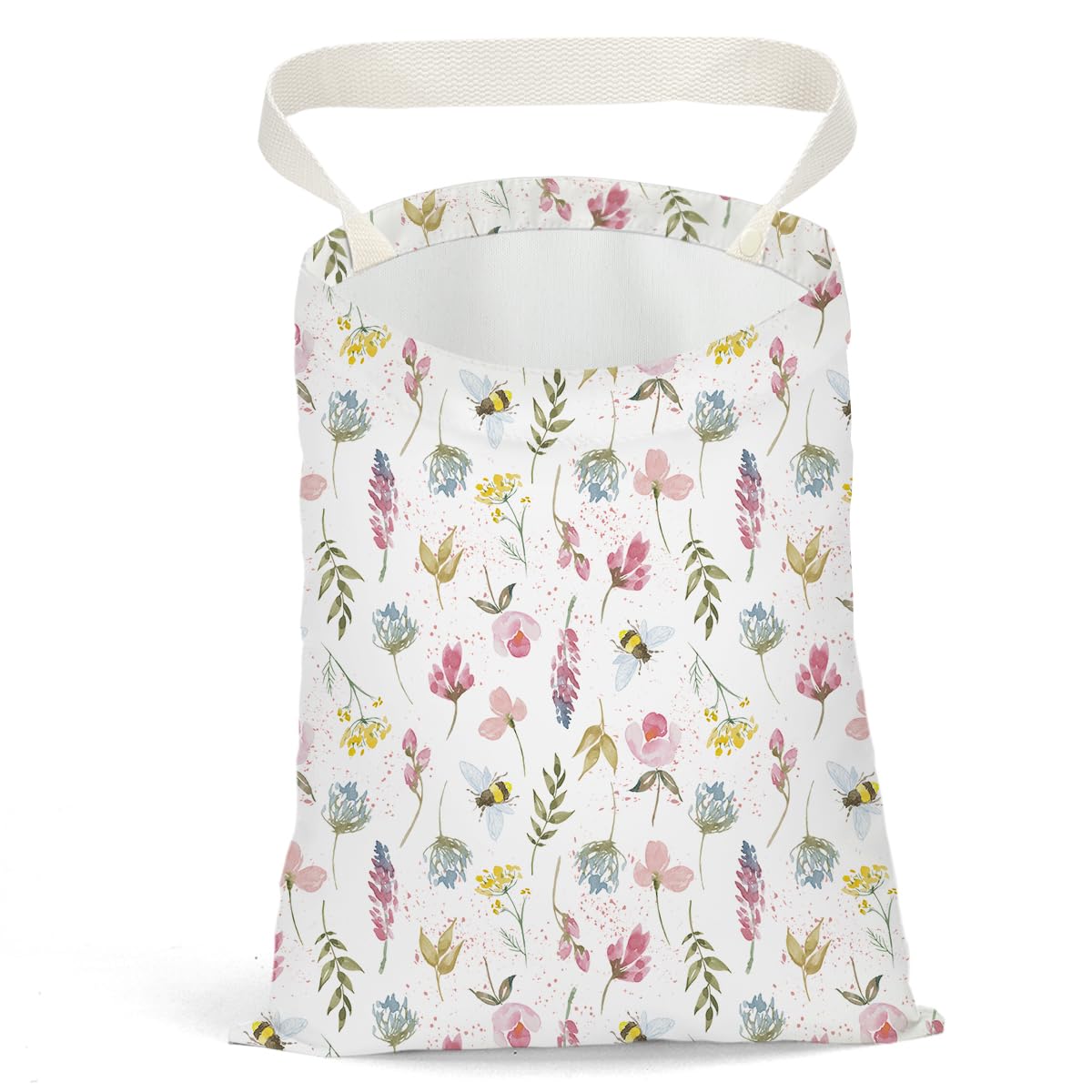 Pykfrhh Car Trash Can - Waterproof Back Seat Organizer for Vehicle, Travelling, Camping - Flower Daisy Sunflower Rose Decor