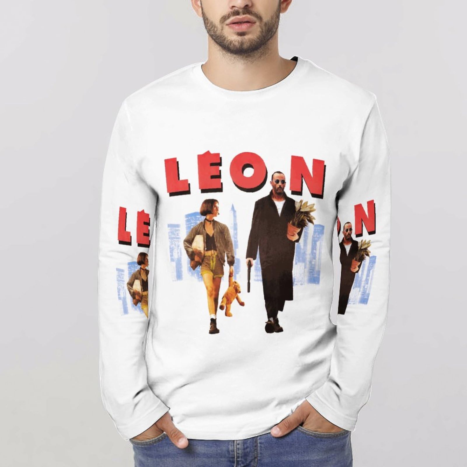 Amazon.co.jp: レオン マチルダ LEON 映画 長袖Tシャツ メンズ 