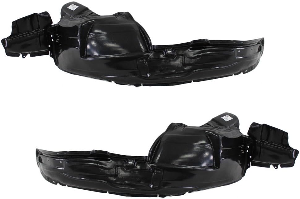 Titanium Plus Autoparts Front Fender Liner Pair for 2003–2008 Subaru Forester