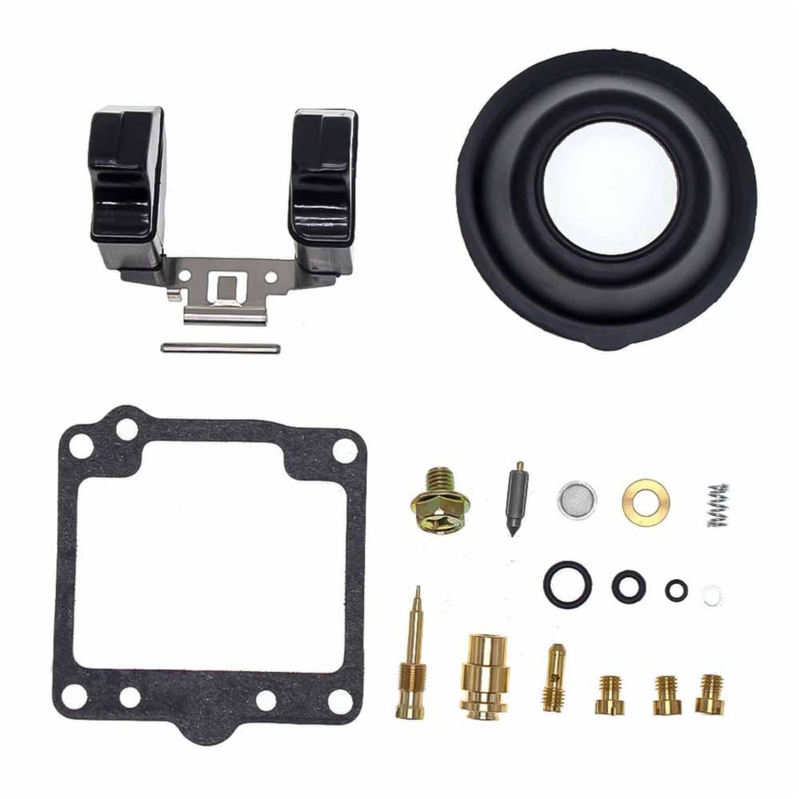 2 Juegos De Kit Reparación Y Reconstrucción Carburador para Suzuki GS450 GS450D GS450Z 1982 1983-incluye Flotador, Válvula Aguja, Juntas, Tóricas