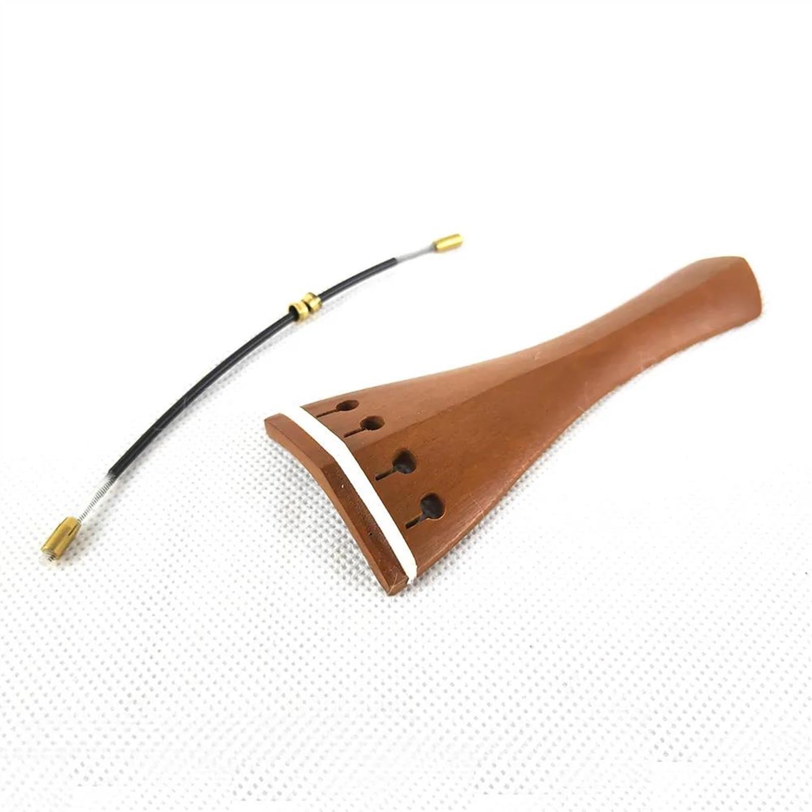 Il set di raccordi per violino in legno di bosso 4/4 include un bel ponte con perni per cordiera e mentoniera pezzi di ricambio per violino