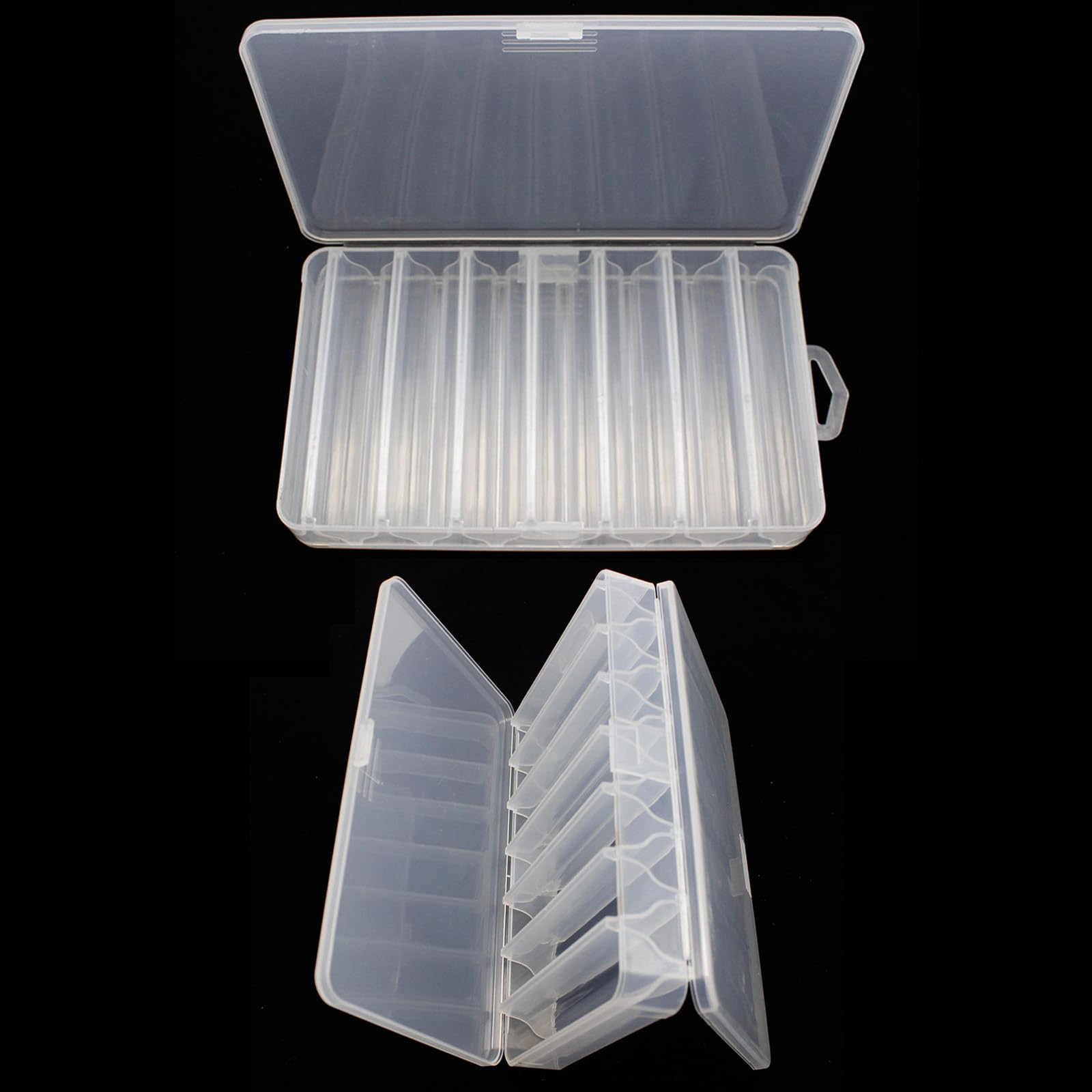 Aventik Super Slim Trasparente Pesca Con La Mosca Fly Scatola - Foto 8