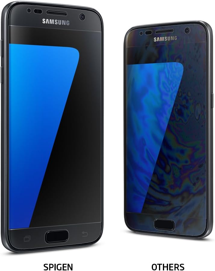 Spigen Crystal Clear Galaxy S7 Screen Protector with Crystal Film 3 Pack Lifetime Warranty for Samsung Galaxy S7
