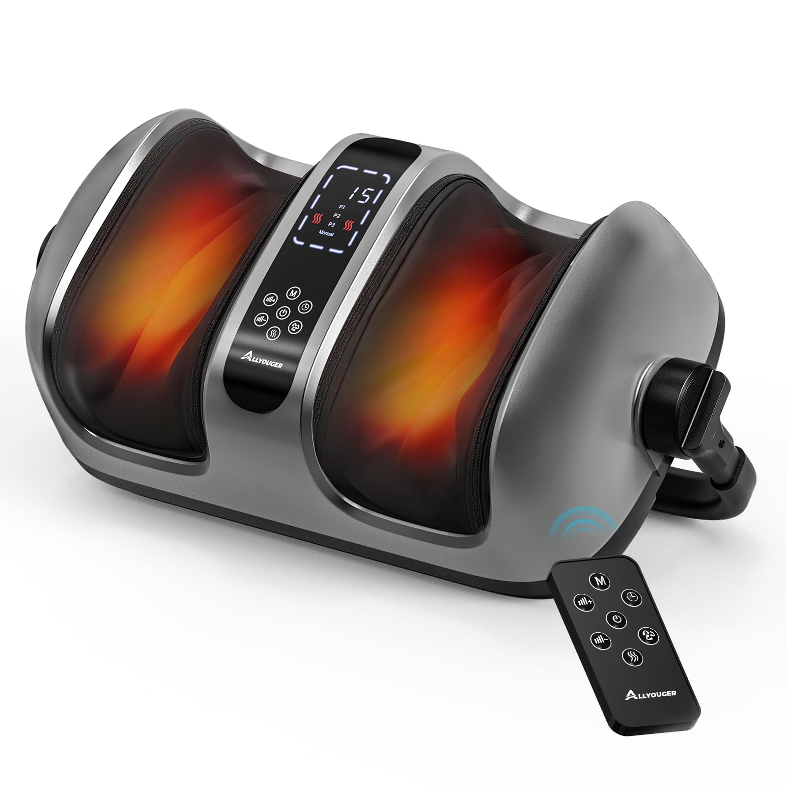 2026 Upgraded Foot Massager with Heat - Shiatsu Deep Kneading Machine for Plantar Fasciitis Neuropathy Circulation - 5