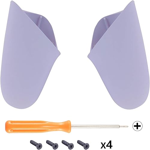 Miniatura 2 de eXtremeRate Light Violet Replacement Handle Grips for Nintendo Switch Pro Controller, DIY Custom Hand Grip Shell for Nintendo Switch Pro -