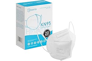 Hygenix 5ply Disposable CDC Masks (KN95, Pack of 20)