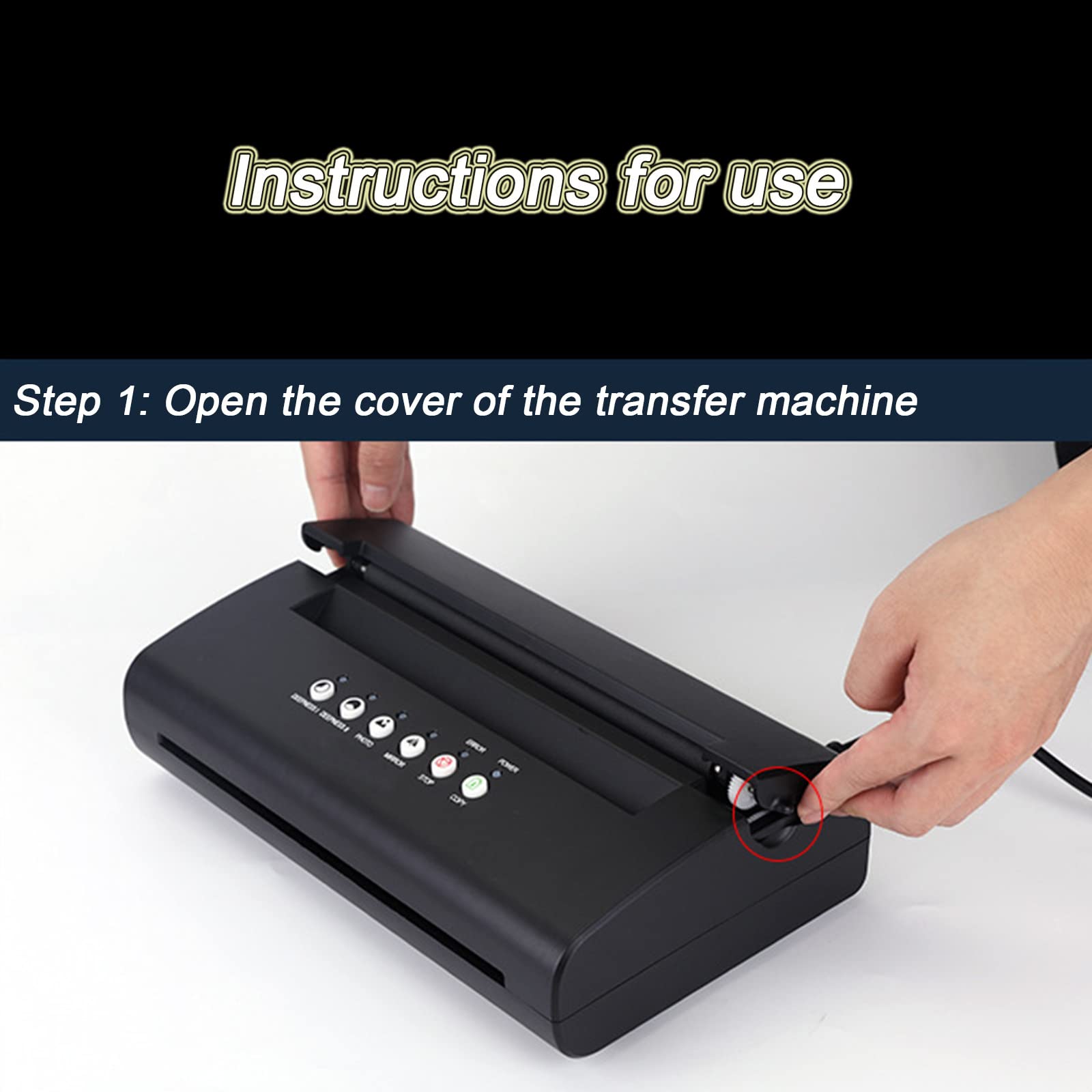Amazon.co.jp: タトゥーステンシル転写機、プロ向けのみ、高速サーマル