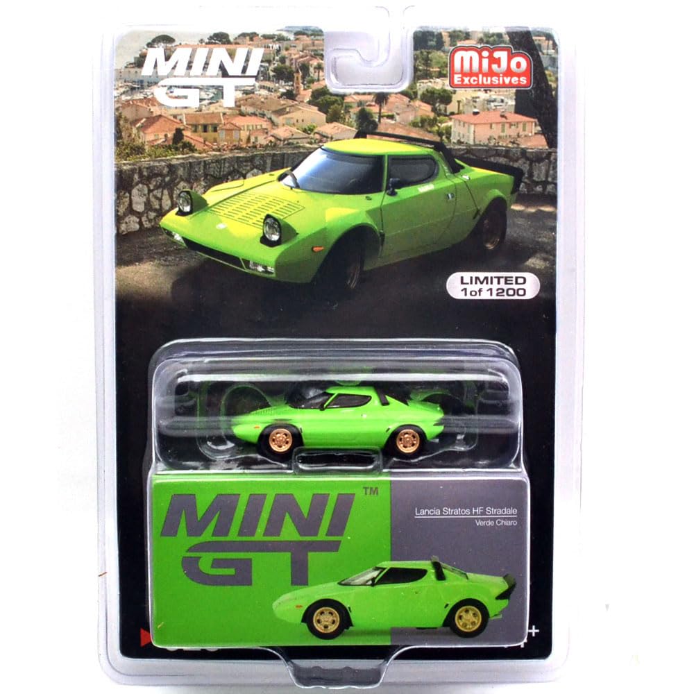 MINI GT ランチア ストラトス HF ストラダーレ アズー　チェイスカー Amazon.co.jp: MINI GT 1:64スケールアメリカ MiJo Toys 限定 ランチア
