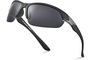 Xagger Polarized Sports Sunglasses for Men Women UV400 Wrap Around Baseball Softball Glasses