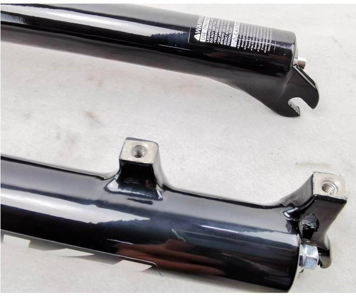 Forcella Anteriore per Bici elettrica 26 27.5 29 Pollici Mountain Bike Forcella Ammortizzata Interasse 100 mm 9 mm QR Tubo Dritto 1-1/8 Escursione 90 mm Freno a Disco DH AM XC