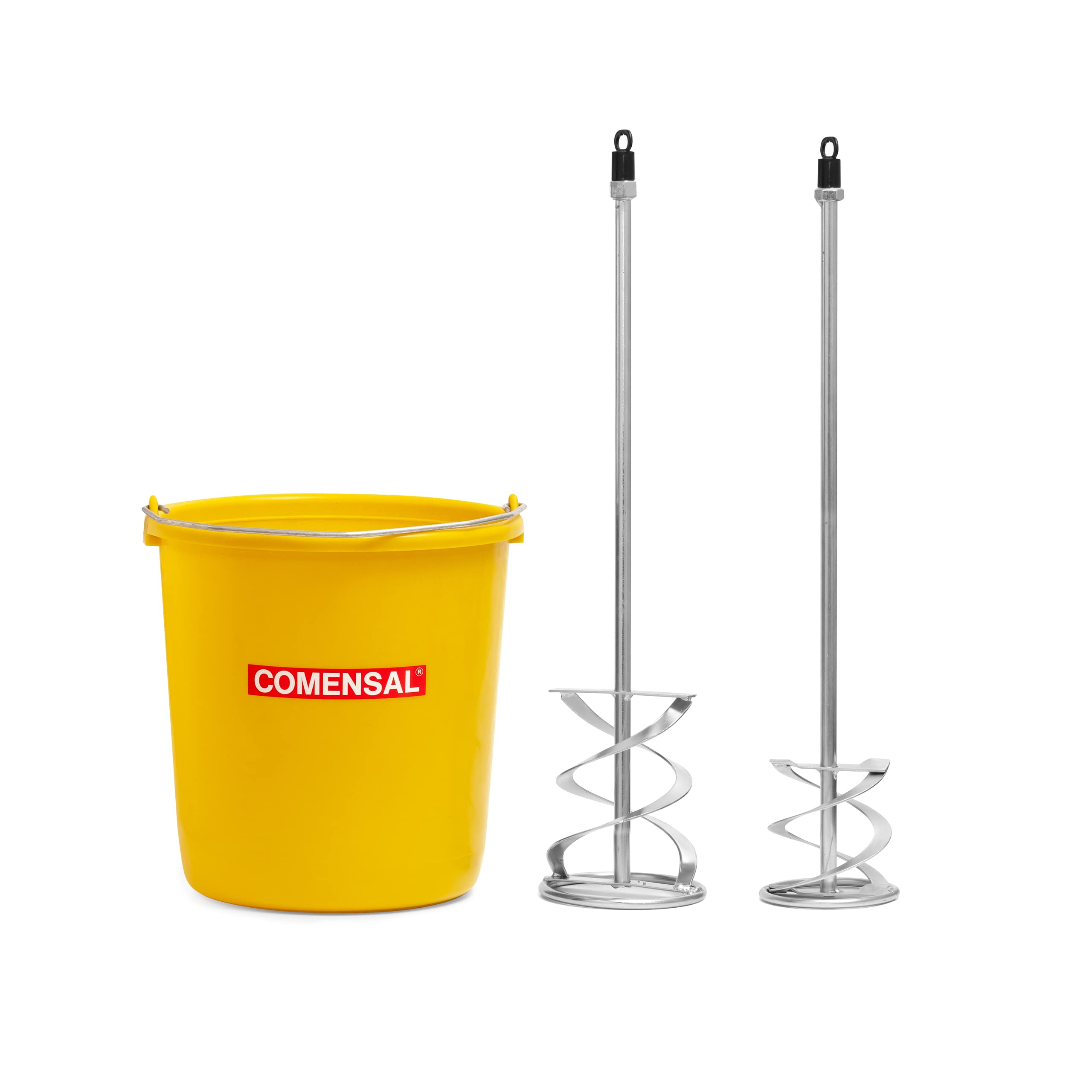 COMENSAL® Kit de Mélangeur M14-120, 140 mm - Agitateur pour Mortier Épais et Colle - Agitateur Mortier - Superseau 17l - Made in EU