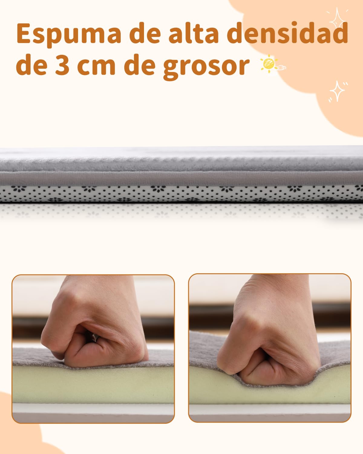 Alfombra Bebe Gruesa Antideslizante, Tapete Bebe Relleno De Esponja Con Superficie De Franela, Manta Juegos Bebes De Fácil Cuidado, Colchoneta Suelo Niños Para Habitación Infantil,150x180cm