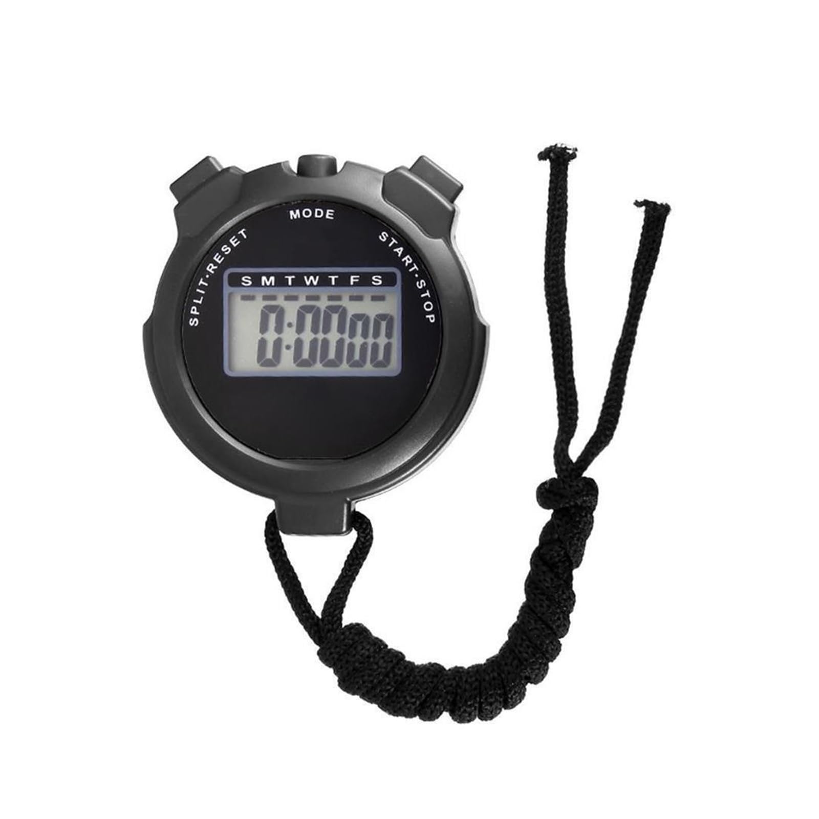 Digital Sport Stopwatch Running Timer Timing Device Battery-powered Sports Chronograph Devices Precision Timing(Black)
