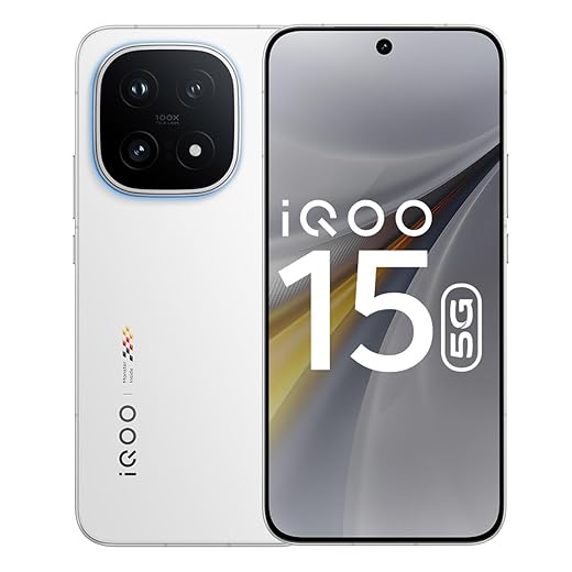 iQOO 15 (Legend, 12GB RAM, 256GB Storage) | Fastest Snapdragon 8 Elite Gen 5 Processor* | Origin OS 6 - Out of The Box* | Samsung 2K M14 Lead OLED Display