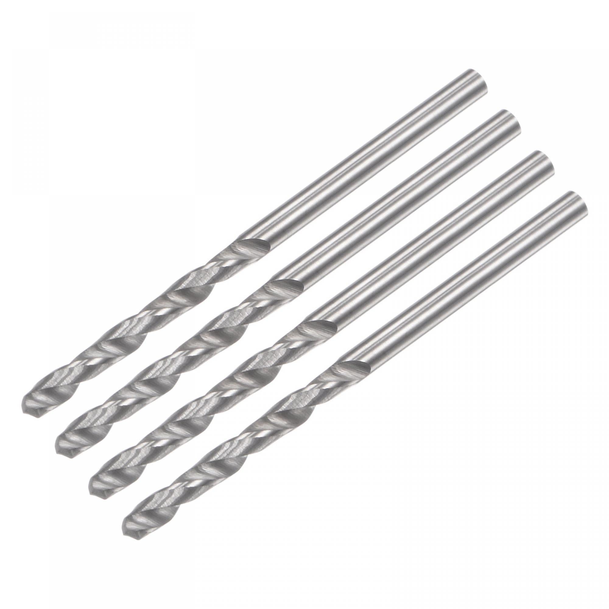 uxcell Solid Carbide Drill Bits, 2.2mm C2/K20 Tungsten Carbide Jobber Drill Bits Straight Shank Drilling Tool for Stainless Steel Aluminum Iron Metal