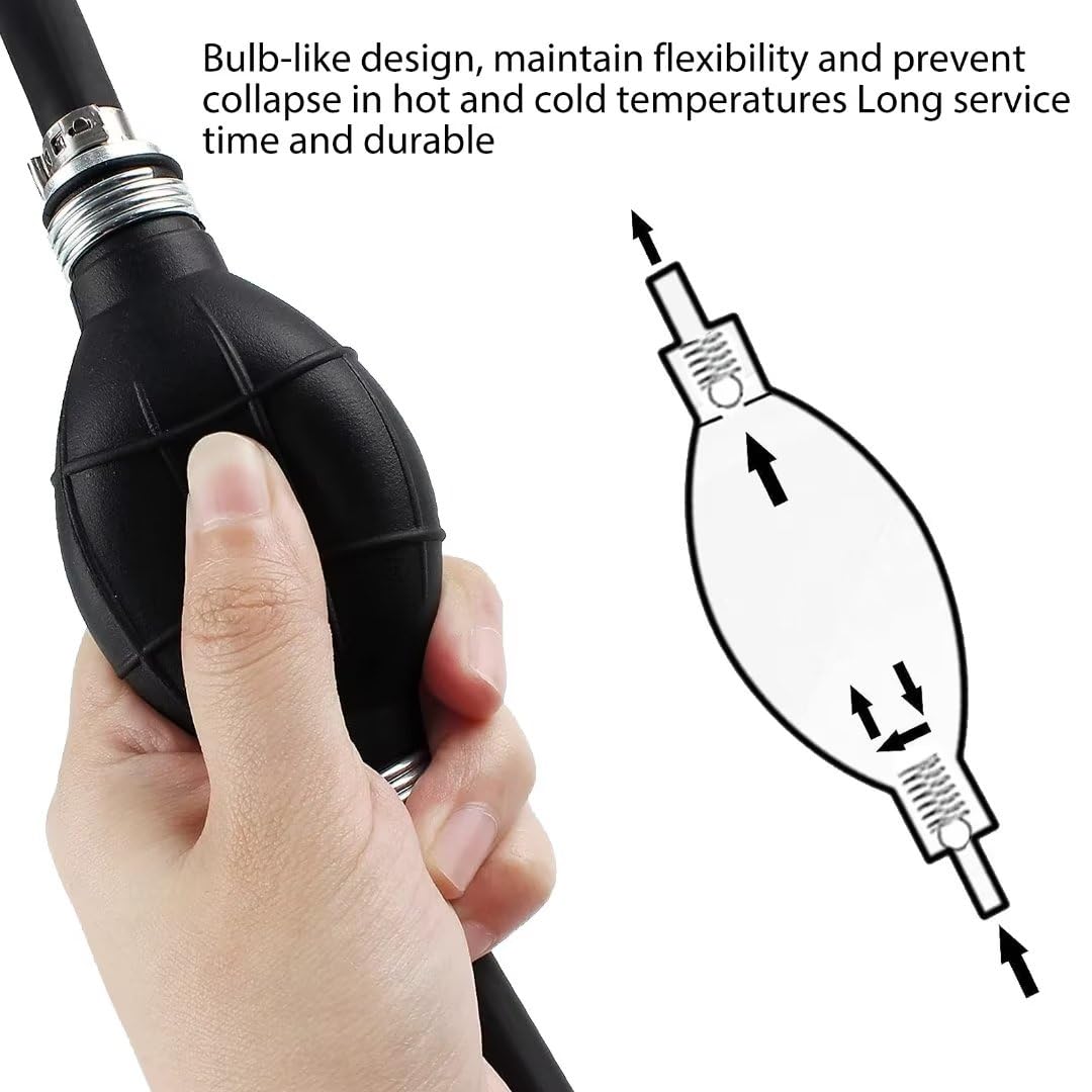 Boat Fuel Line Assembly Gas Hose Pipe Connector for Boat Outboard Motor Engine Marine Fuel Desiel Line Hose Oil Pipes