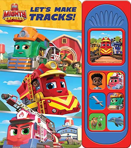 Mighty Express – Let’s Make Tracks! 7-Button Sound Book – PI Kids
