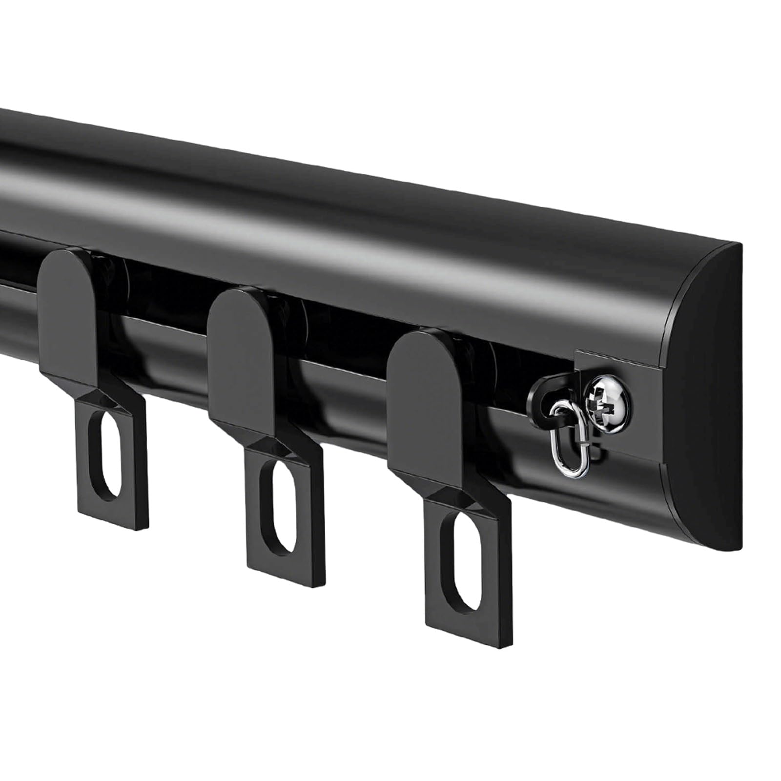 Rail de rideau autocollant 2,8m sans perçage pour plafond ou mur