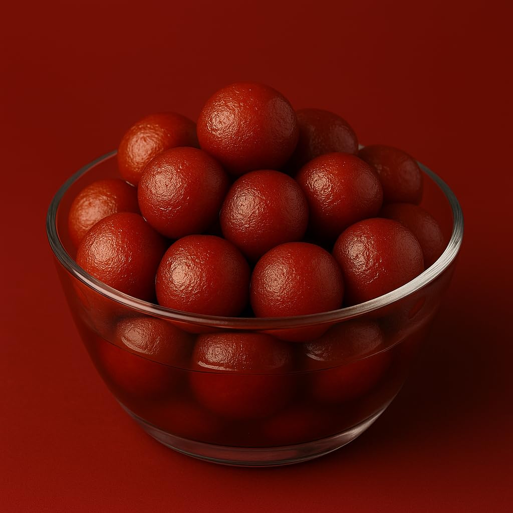 BANGLARMISTI Nikuti - Famous Traditional Bengali Sweets, Micro Pantua, Soft and Delectable Gulab Jamun, Delivered Directly from Kolkata, 500Gram Pack