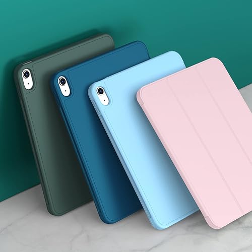 Miniatura 6 de iMieet Funda para iPad de 10 generación 2022 de 109 pulgadas con soporte para lápices funda inteligente con soporte triple con parte trasera de TPU