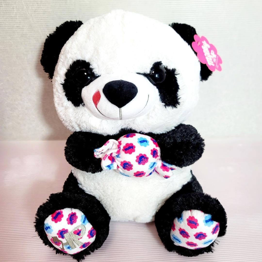 Amazon.co.jp: ミルキー milky ハート パンダ ＆ ベア BIGぬいぐるみ