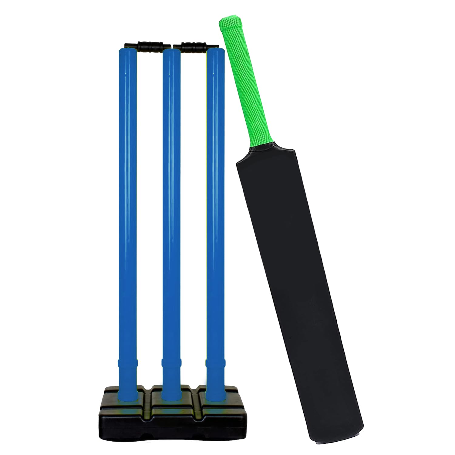 Buy SWAURSAHA Hard Plastic Cricket Bats with Grip & Stumps Set with