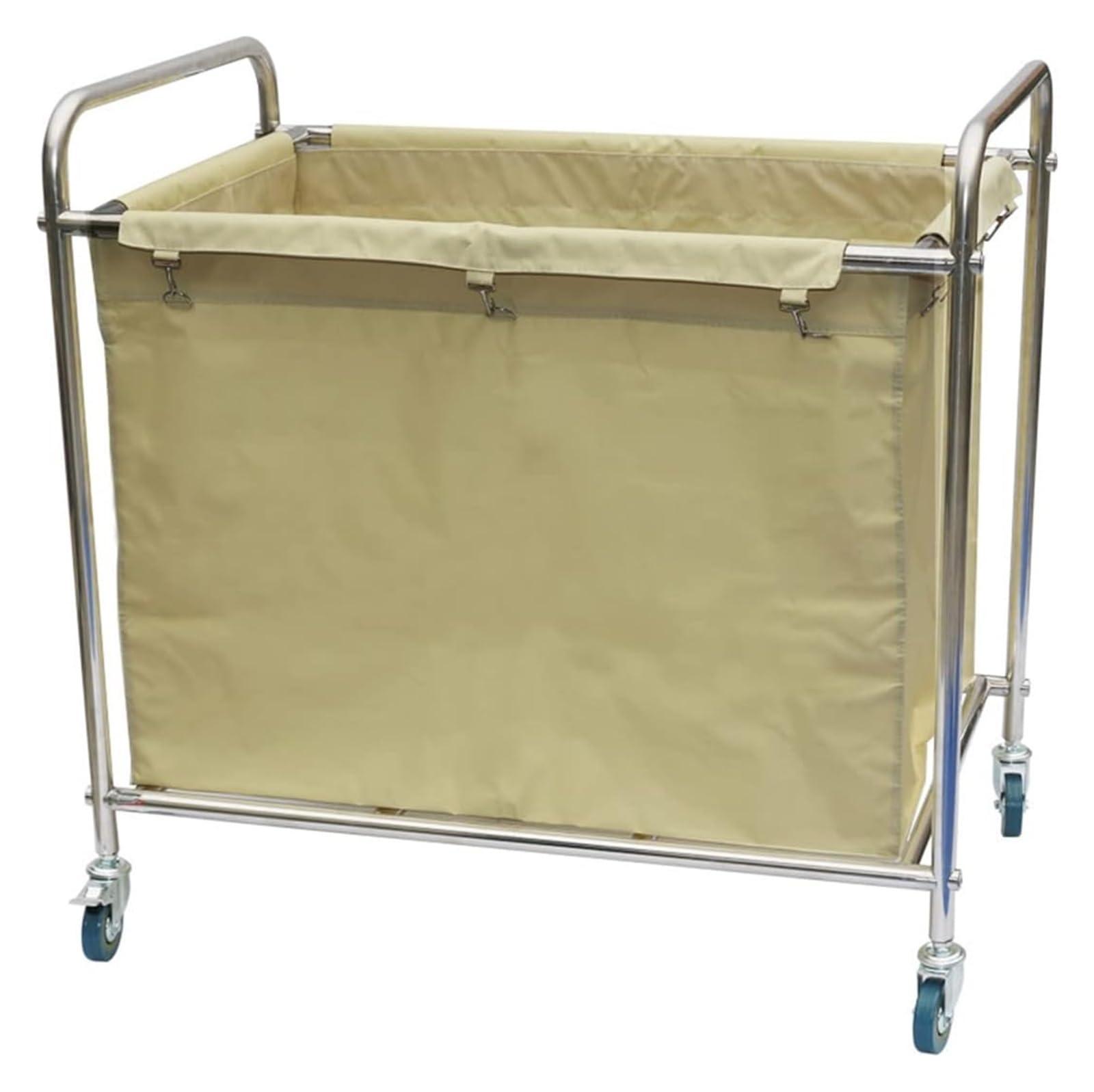 Chariot à linge commercial haute résistance pour gestion textile hôtelière