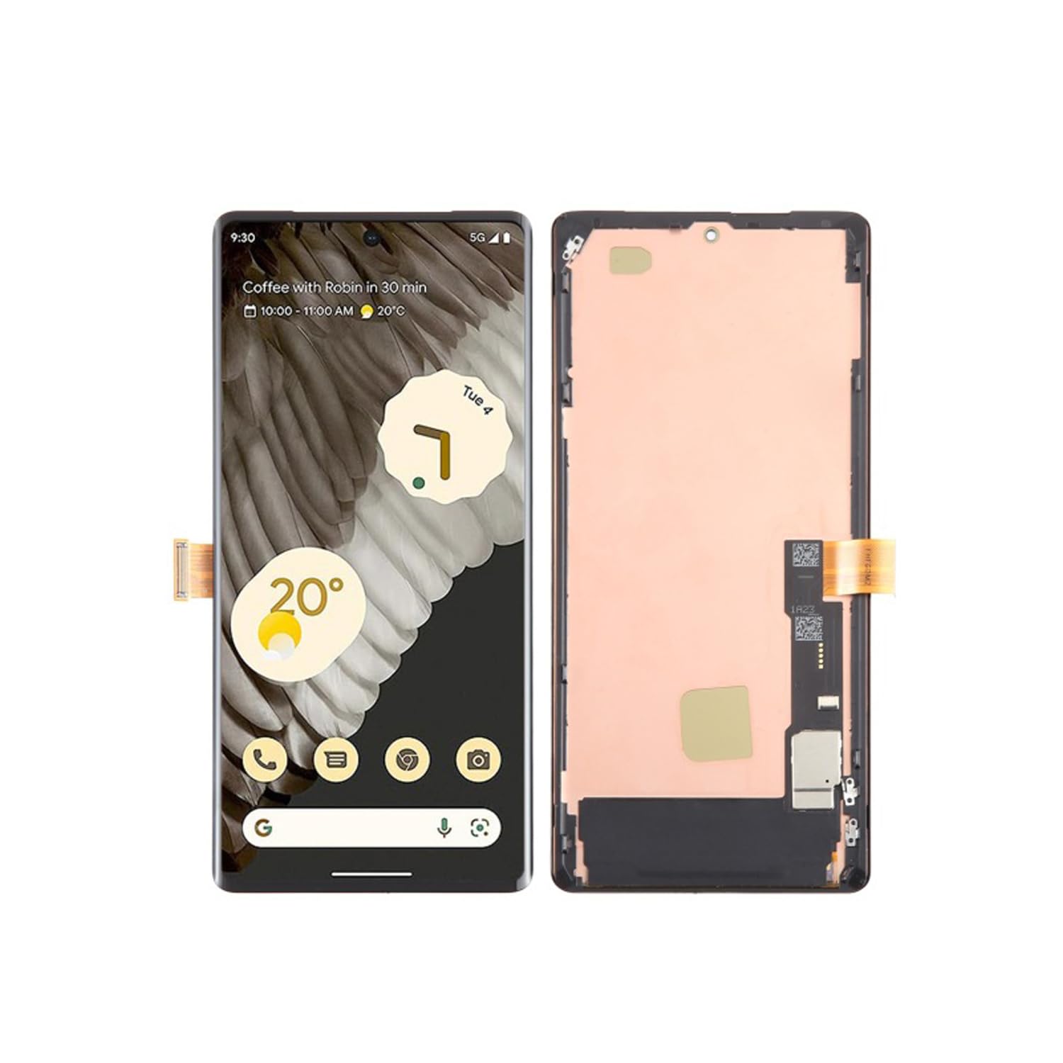 Amazon | For Google Pixel 7 Pro 修理交換用フロントパネル