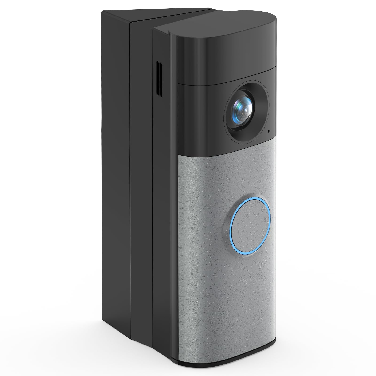 Ring Doorbell Corner Mount,Adjustable Angle (15/30/45 Degrees) Mount for Ring Battery Doorbell/Pro/Plus & Wired Doorbell/Plus(2nd)/Pro(3rd)(2026 Release) ,Left & Right Installation Wedge Kits,Black